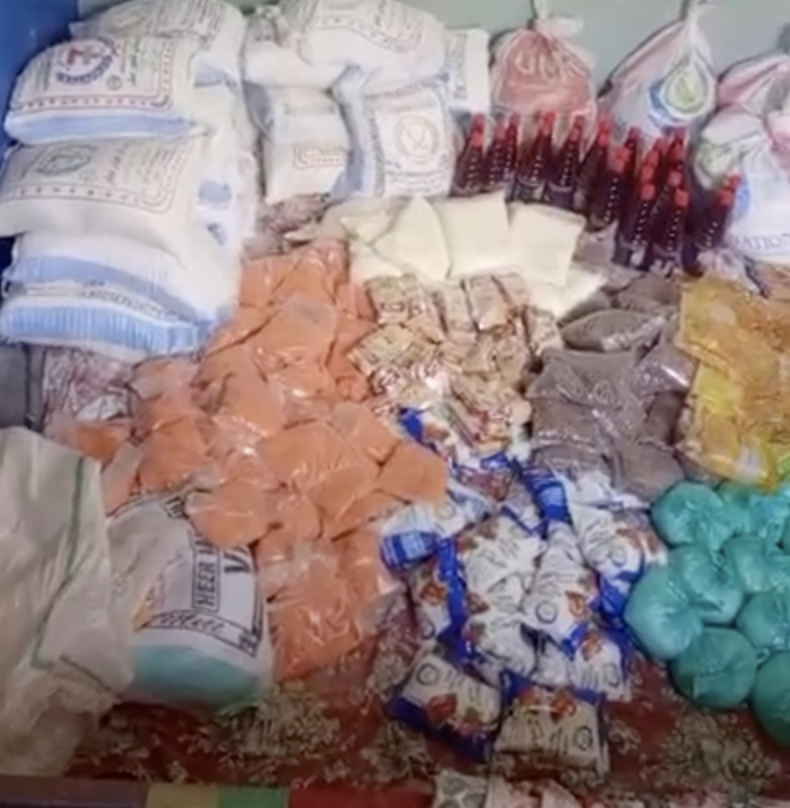 Food, supplies, and rations for donation recipients